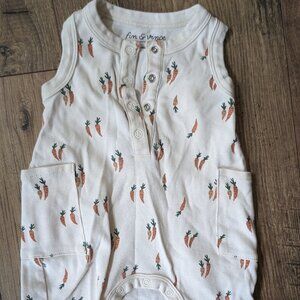 Fin & Vince Carrot Shortie Romper